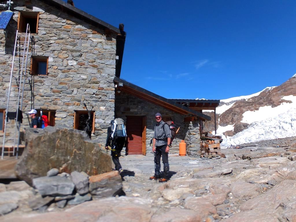 Trekking w Alpach, Rifugio citta di Mantova, Masyw Monte Rosa