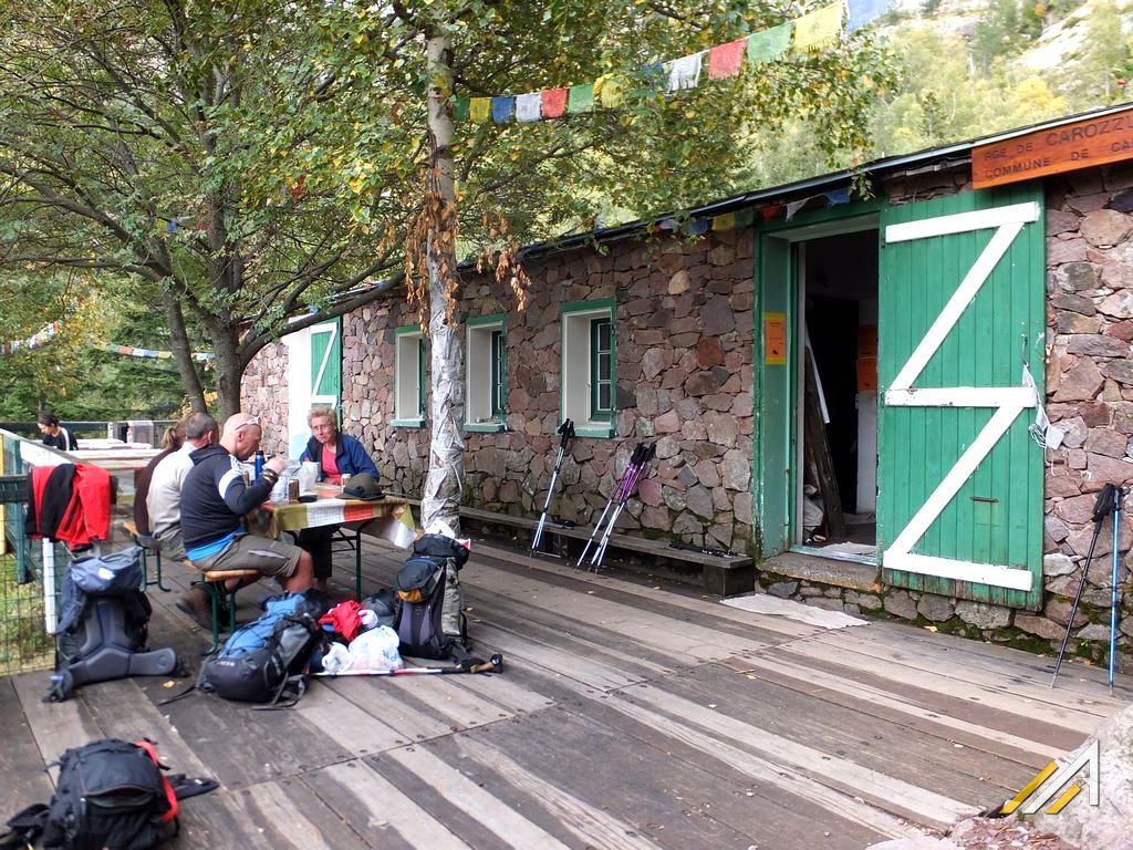 Korsyka GR20, trekking. Refuge Carozzu