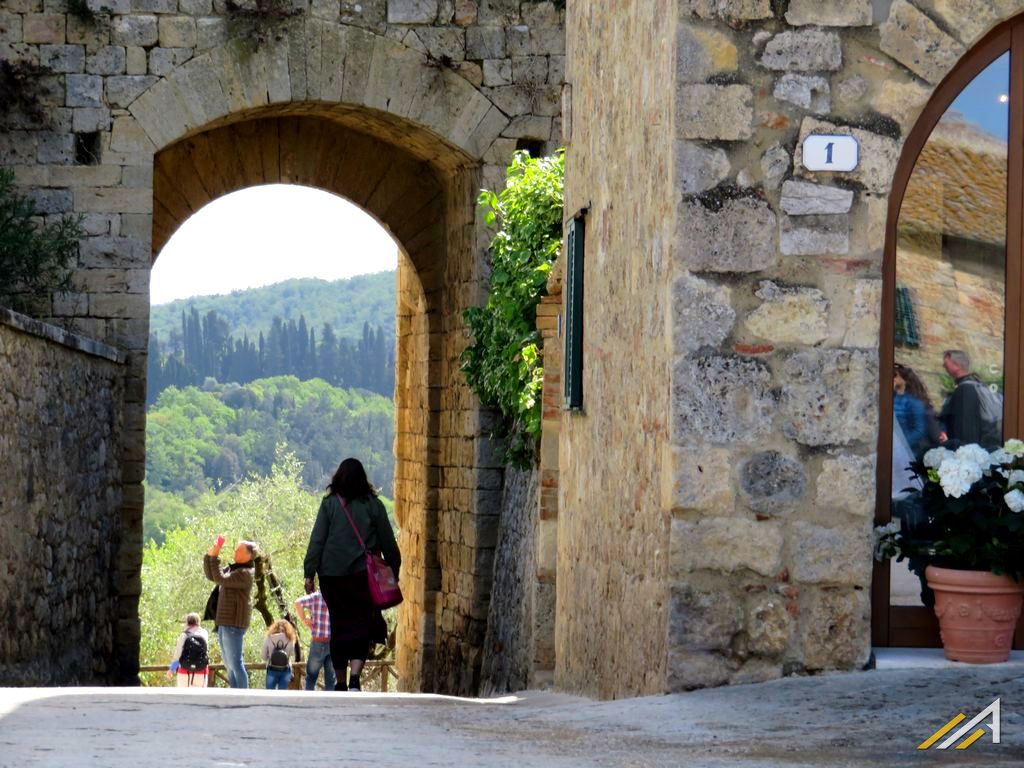 Toskania, zwiedzanie Monteriggioni