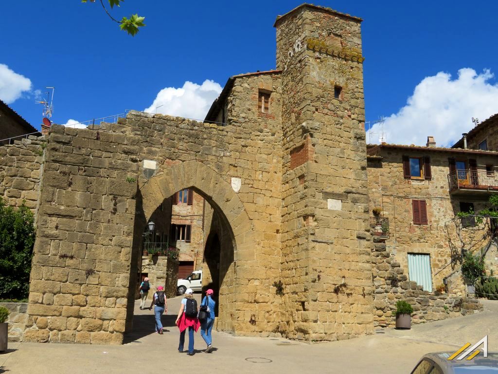 Toskania, Val d'Orcia, średniowieczne Monticchiello