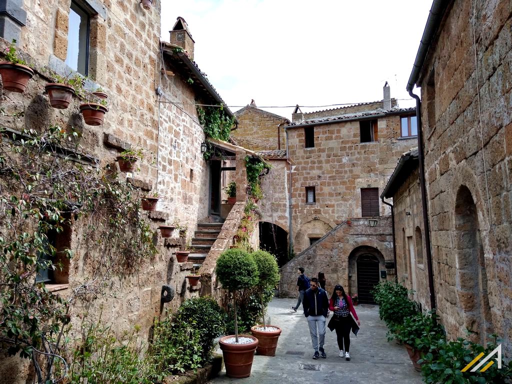 Toskania, Val d'Orcia. Monticchiello